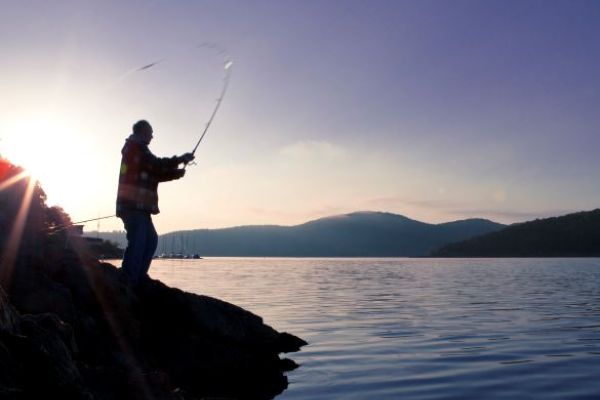 Vissers romantiek aan het meer Edersee