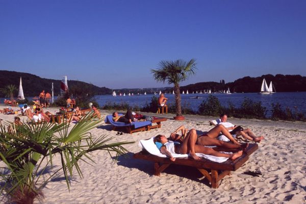 Strandbad met Caribische flair aan de Möhnesee